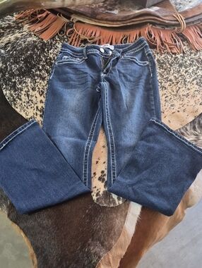Women's Dark Blue Bootcut Jeans